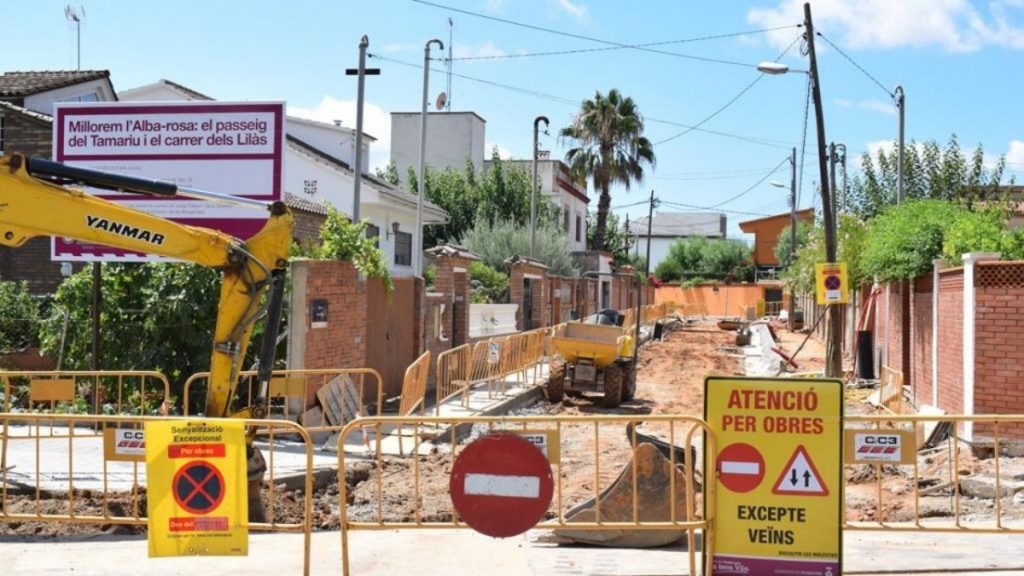 Empieza la transformación de las calles de Alba-rosa, noticias viladecans, viladecans noticias